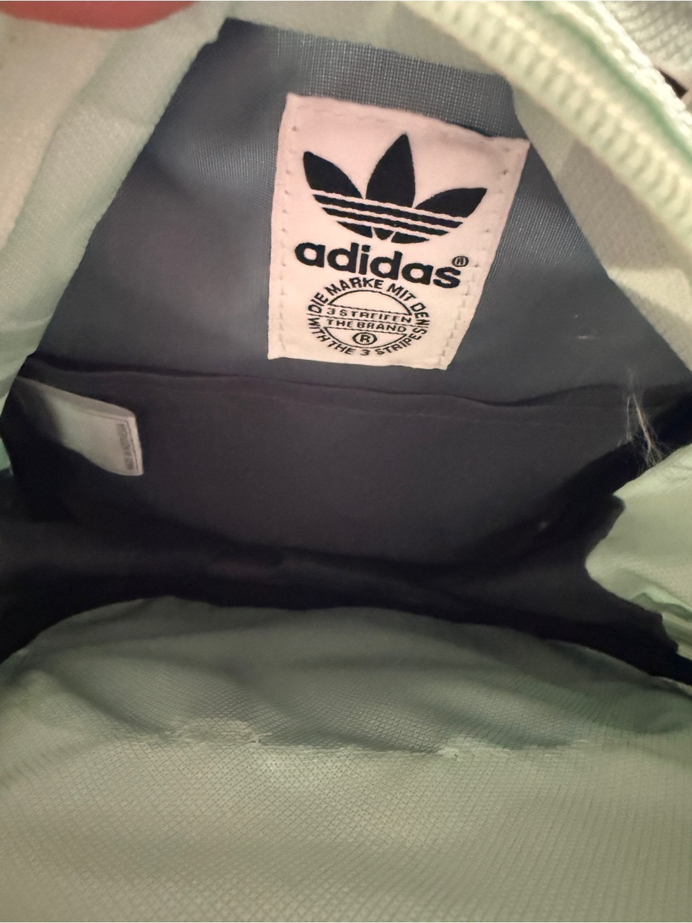 adidas Mini Santiago Backpack, Ice Mint w Black Logo, new w o tags - Picture 7 of 9